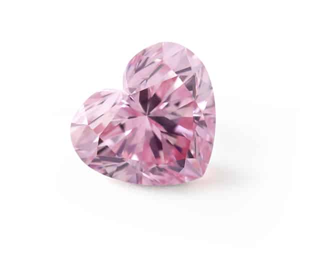 pink heart diamond